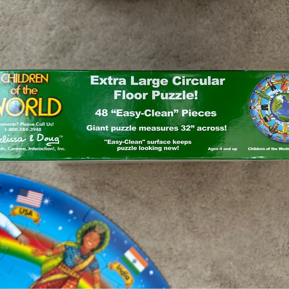 Melissa & Doug Vibrant Circular Floor Puzzle - Picture 4 of 8